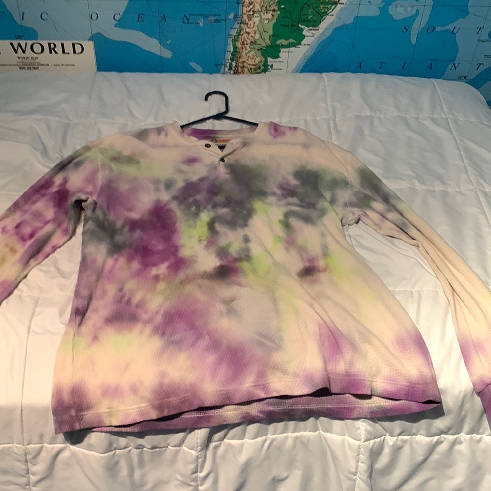 Tie dye long sleeve shirt